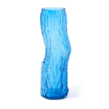 Tree log vase L 62 cm - Blue - POLSPOTTEN