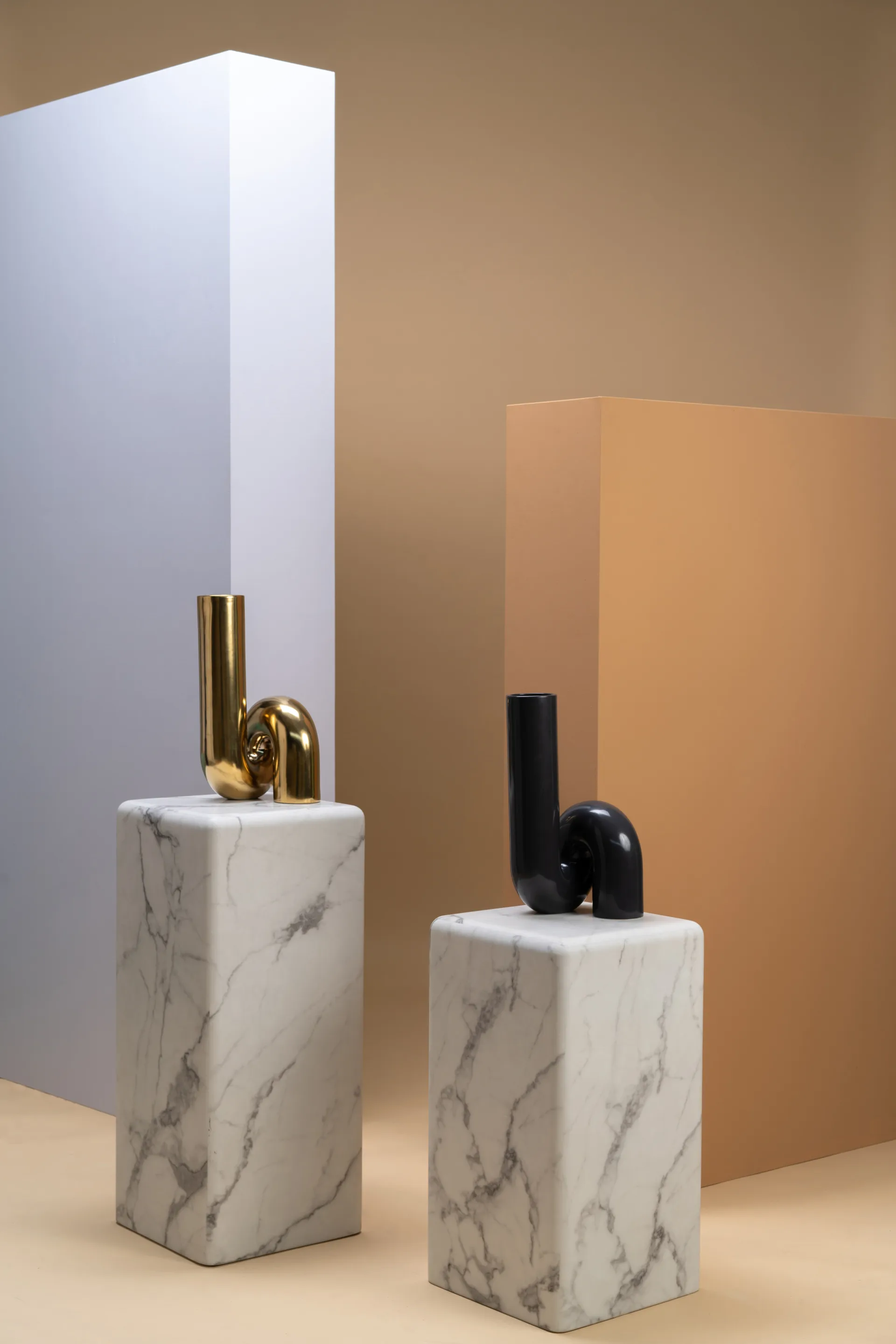 Yourtube vase 37 cm, Gold POLSPOTTEN