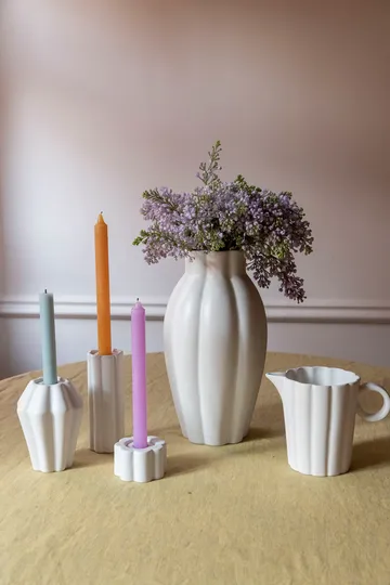 Birgit vase/lantern 14 cm - Shell - PotteryJo