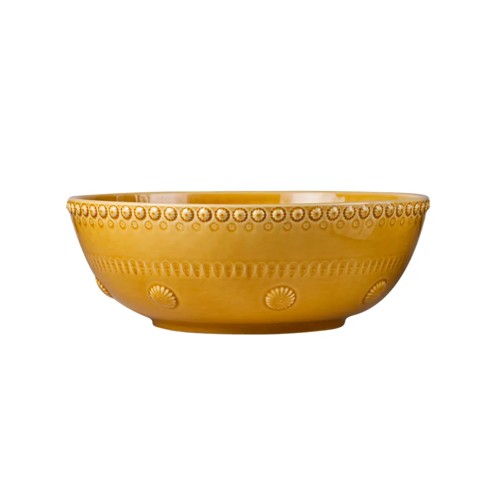 Daisy salad bowl Ø 30 cm, sienna PotteryJo