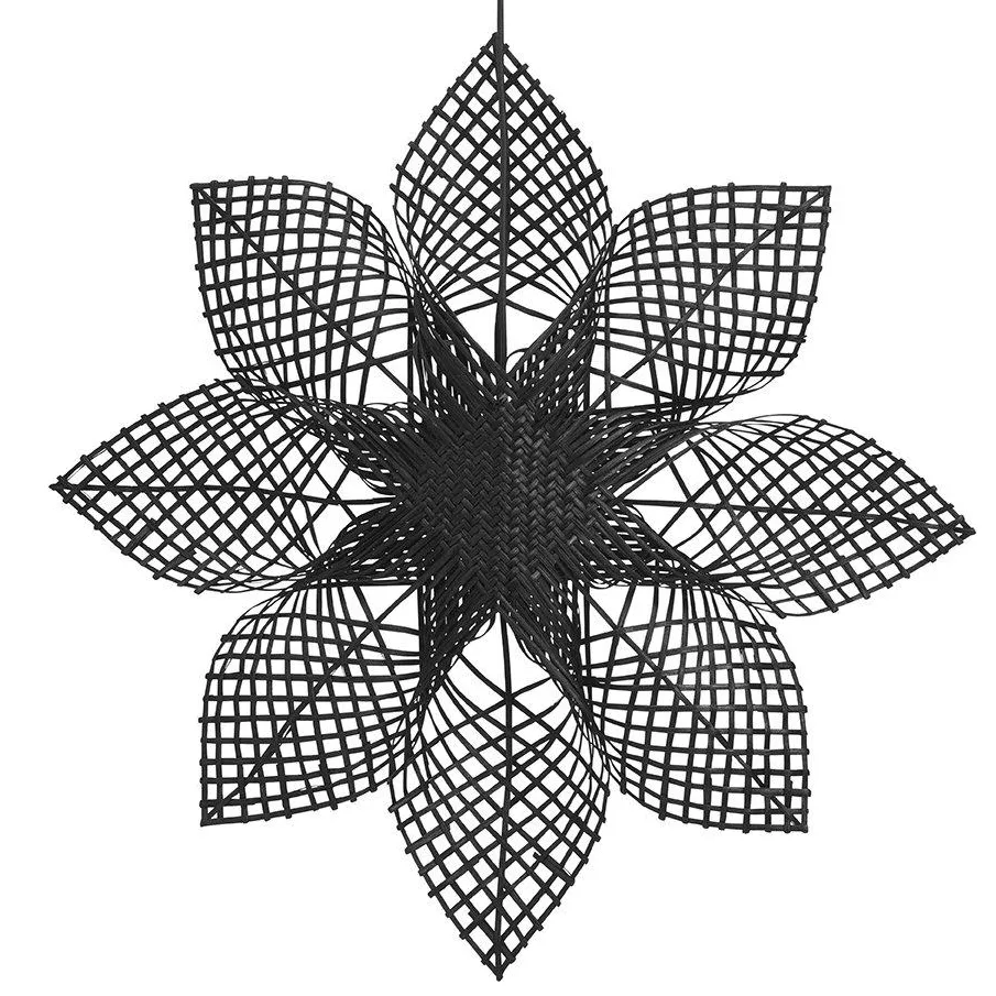 Anna Christmas star black, 82 cm PR Home