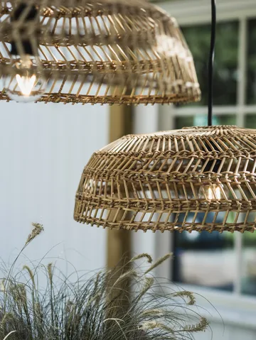Denise ceiling lamp rattan - Ø53 cm - PR Home