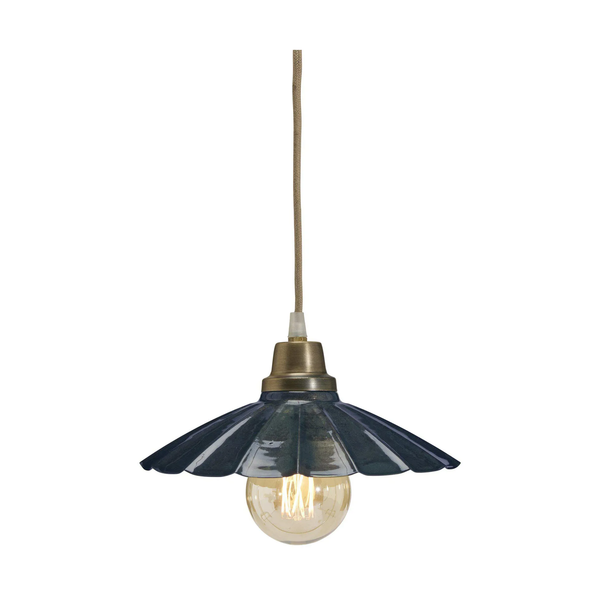 Ester window lamp, Blue, Ø24x12 cm PR Home