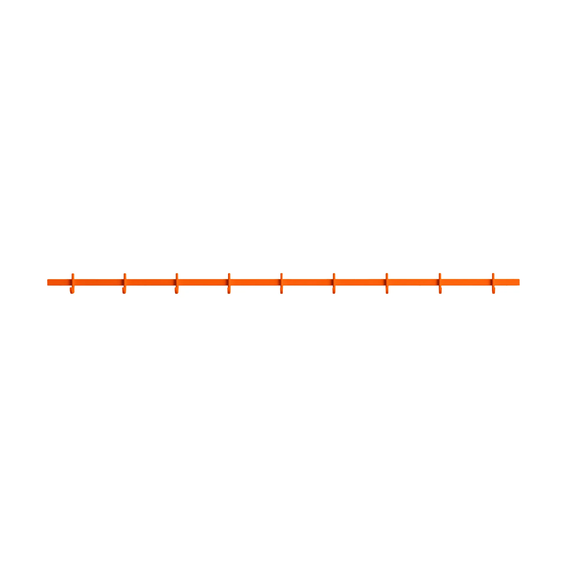 Relief hook rack large 123 cm, Orange Relief