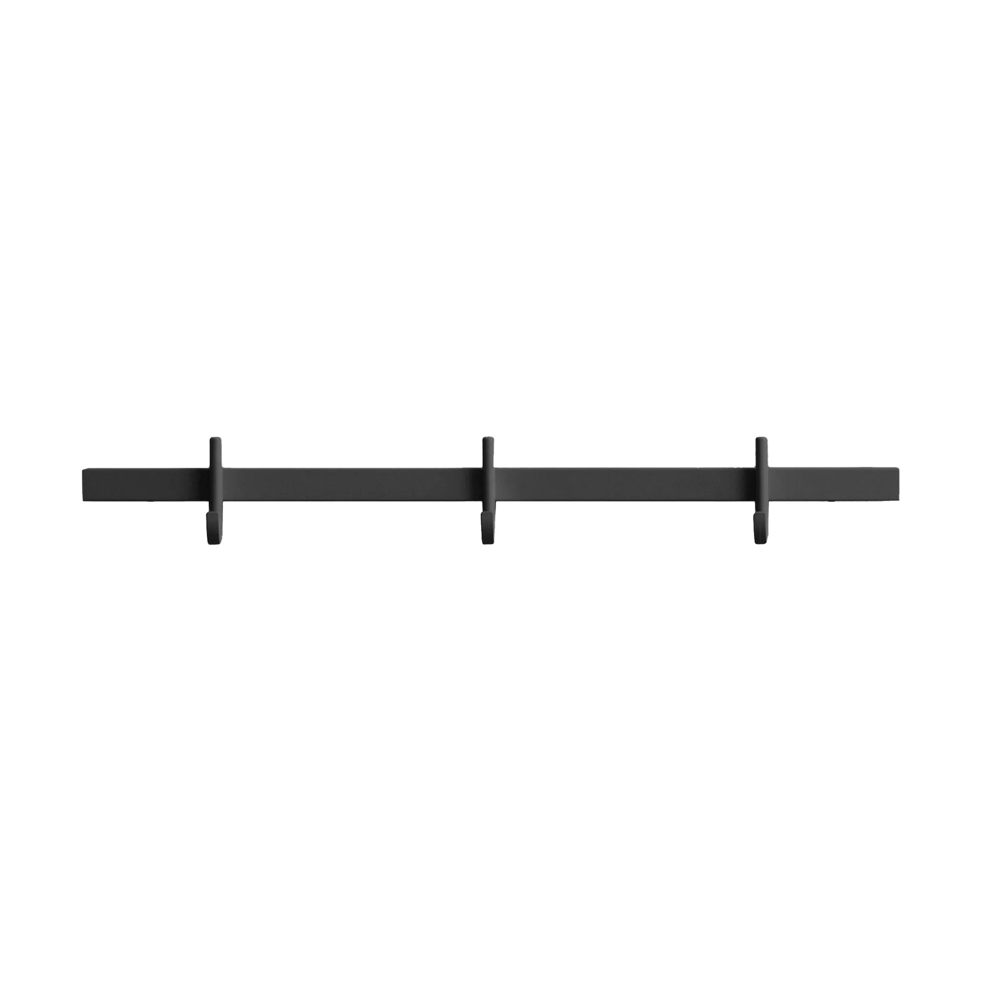 Relief hook rack small 41 cm, Grey Relief