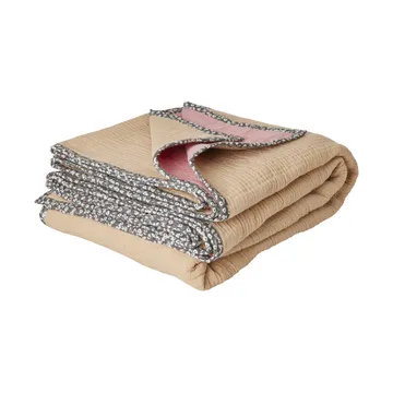 Rice cotton blanket 140x200 cm - Sand - RICE