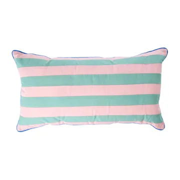 Rice cushion striped 30x60 cm - Pink-green - RICE