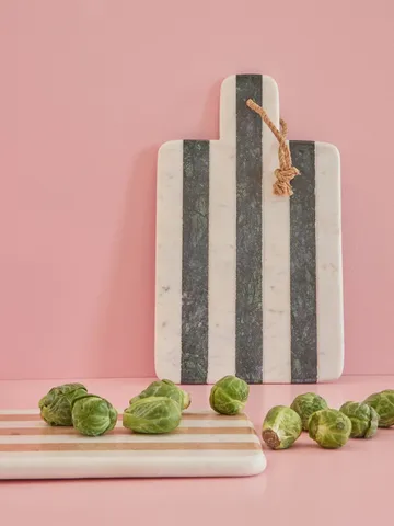 Rice cutting board - marble 20x35.5 cm - Green stripes - RICE