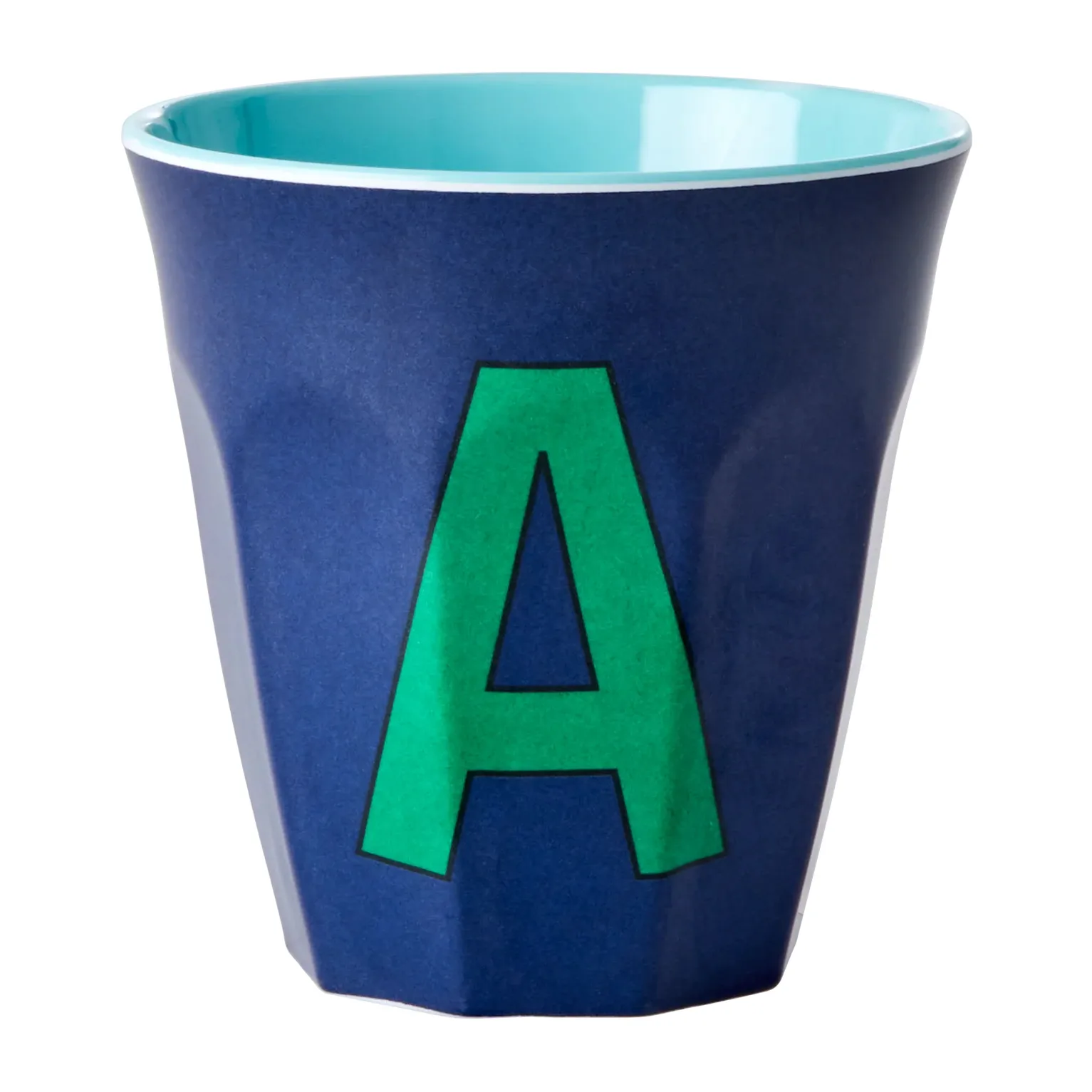 Rice melamin cup medium letter - A 30 cl, Dark blue RICE