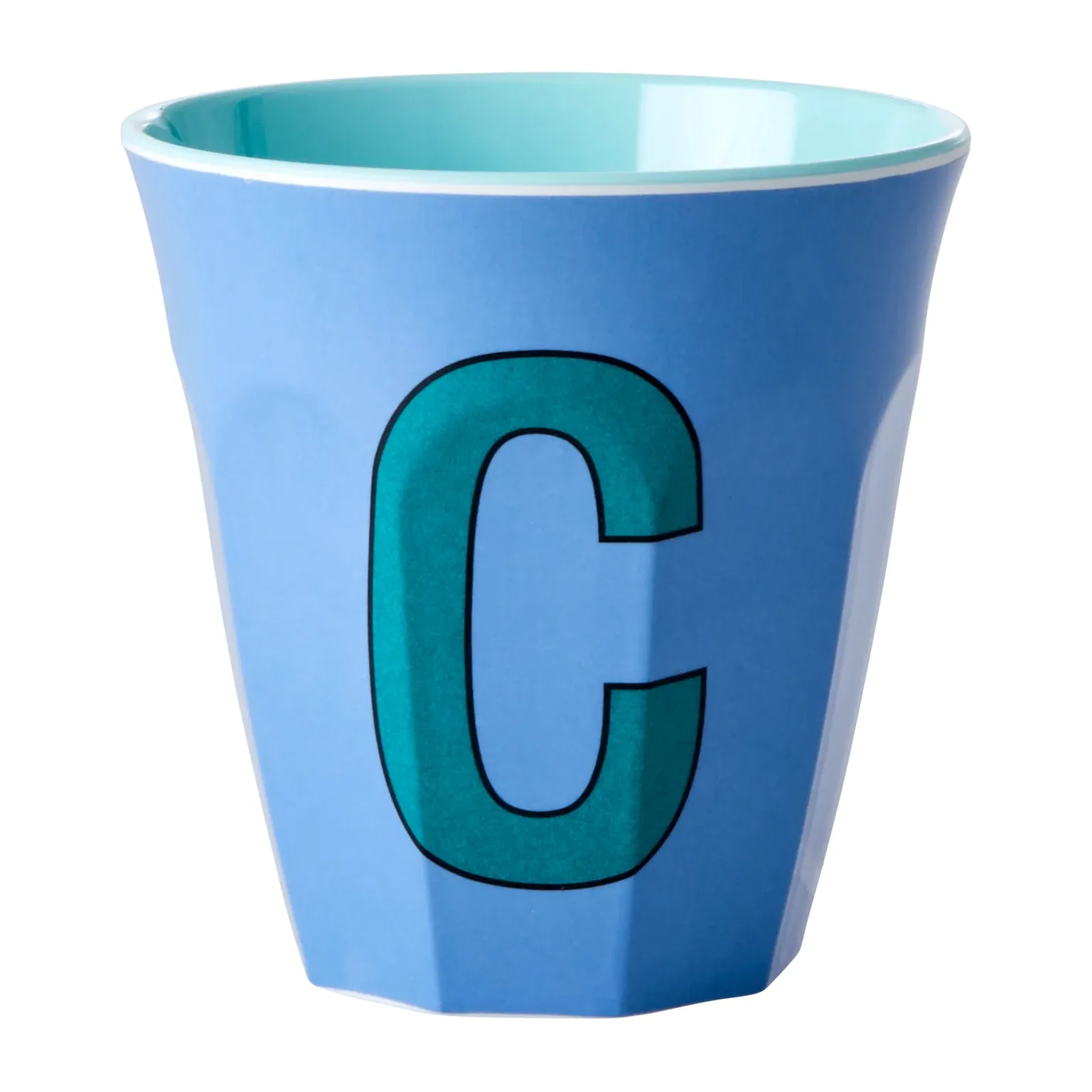 Rice melamin cup medium letter - C 30 cl, New dusty blue RICE