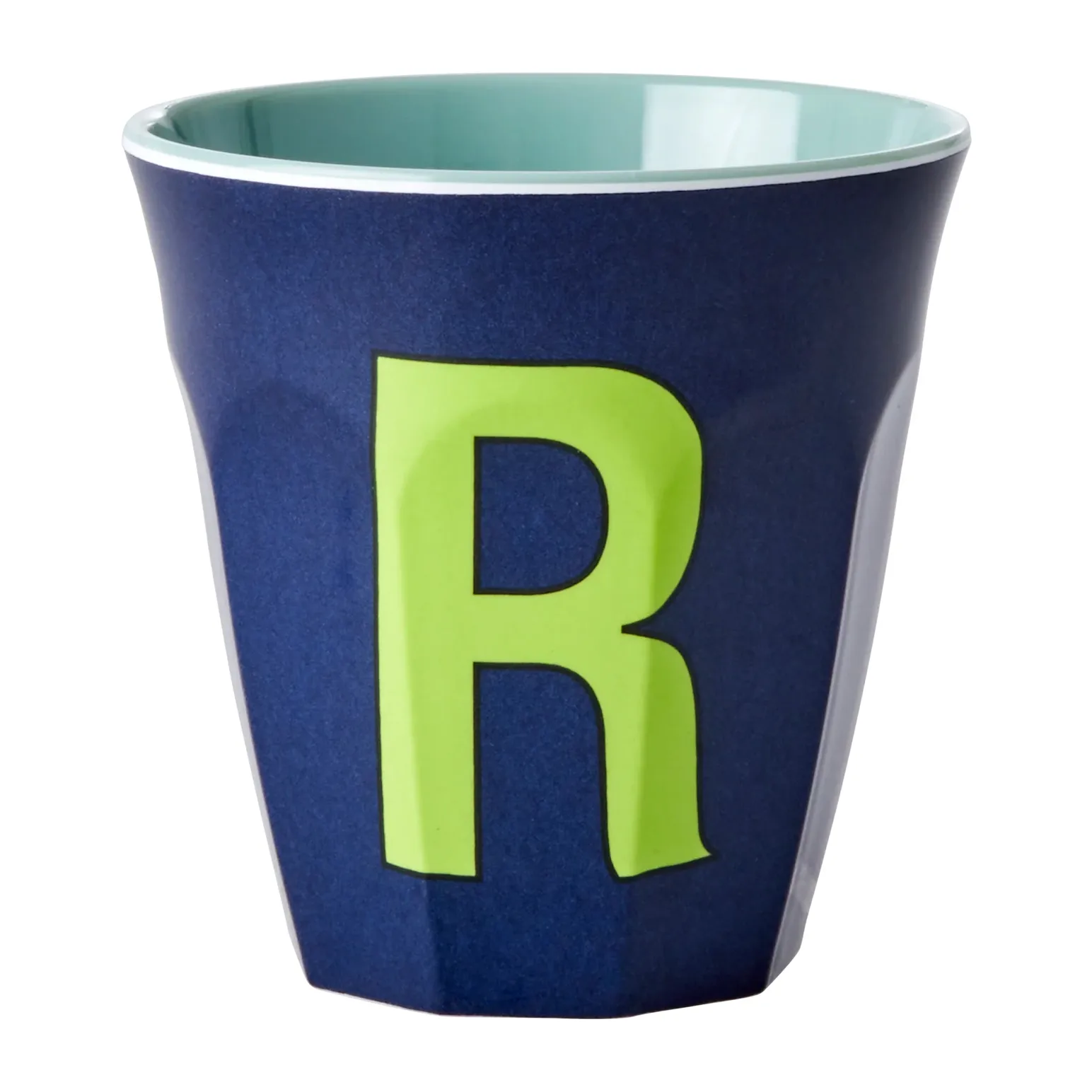 Rice melamin cup medium letter - R 30 cl, Dark blue RICE