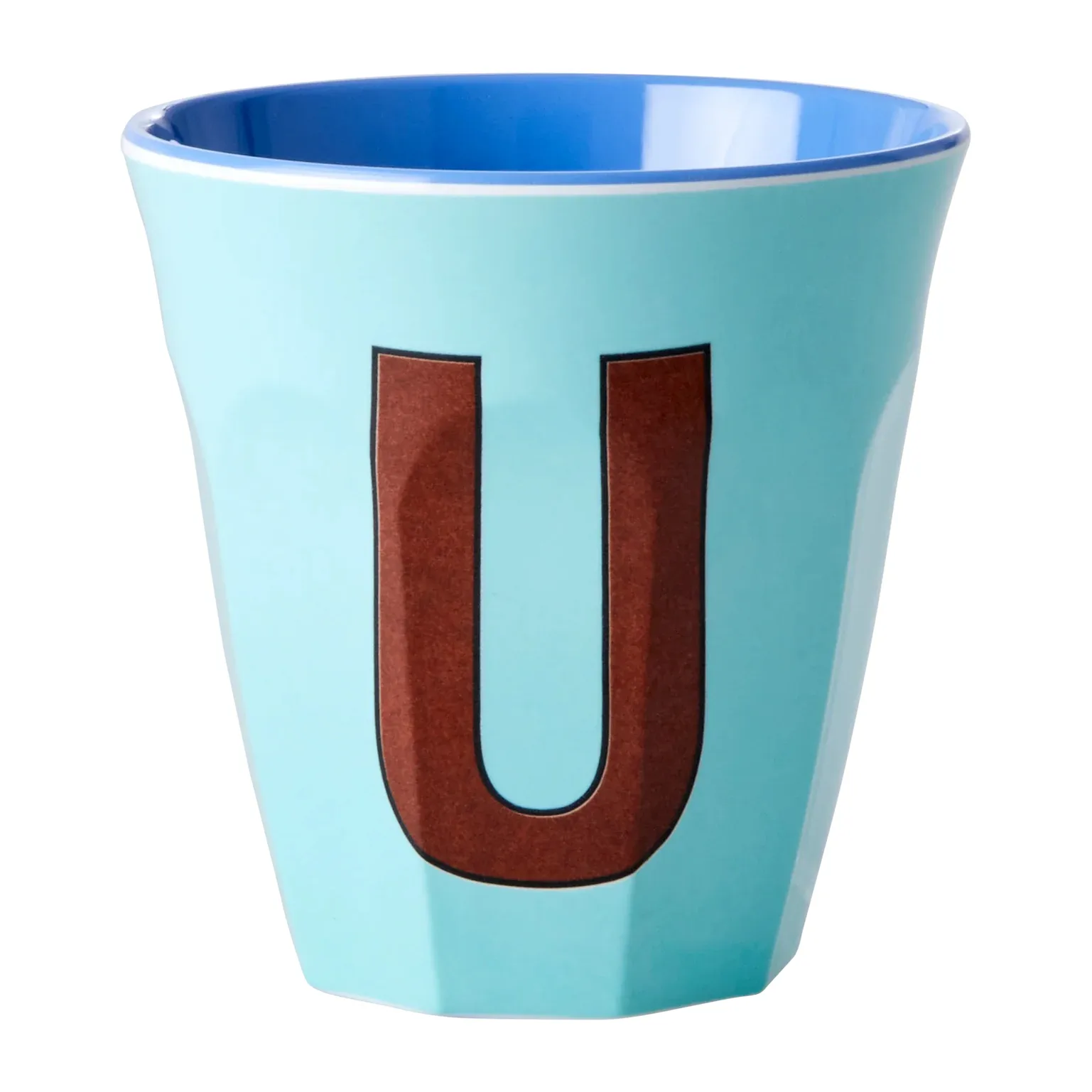 Rice melamin cup medium letter - U 30 cl, Mint RICE