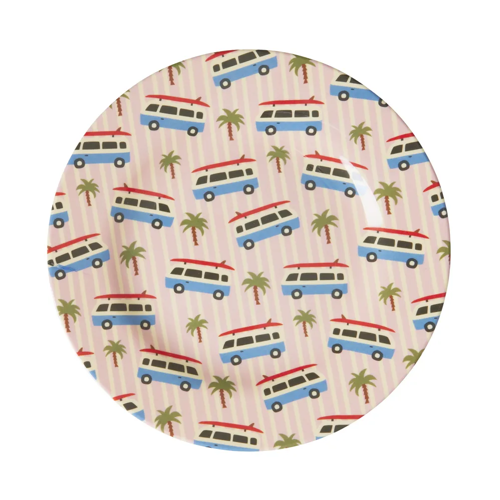 Rice melamine side plate Ø20 cm, Cars RICE