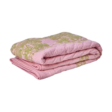 Rice quilted blanket 140x200 cm - Soft pink - RICE