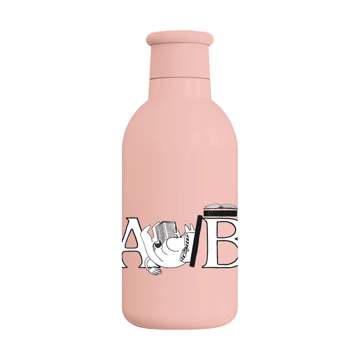 Moomin ABC thermos bottle 0.5 L - Moomin salmon - RIG-TIG