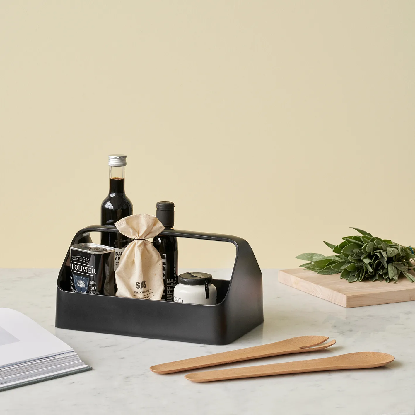 TOSS-IT salad cutlery, beech RIG-TIG