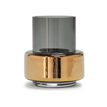 Hurricane smoked tea light no. 25 - Gold - Ro Collection