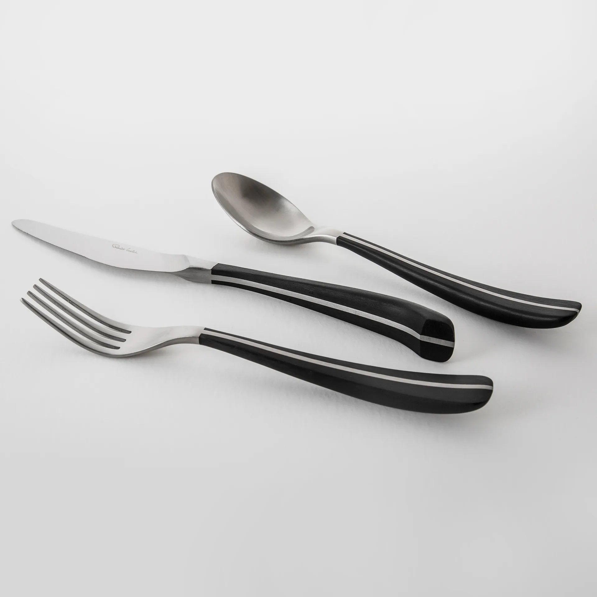 Contour spoon, black Robert Welch