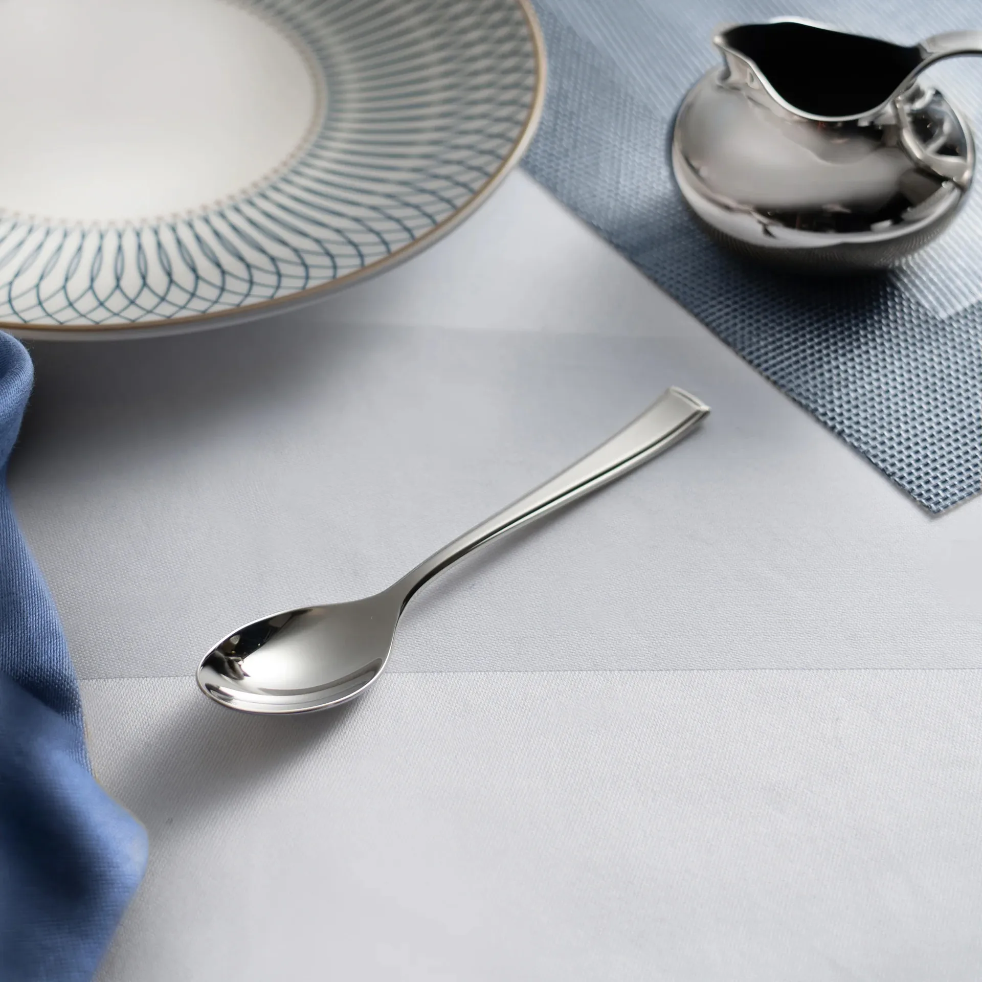 Fairford bright coffee spoon, Stainless steel, 10.6 cm Robert Welch