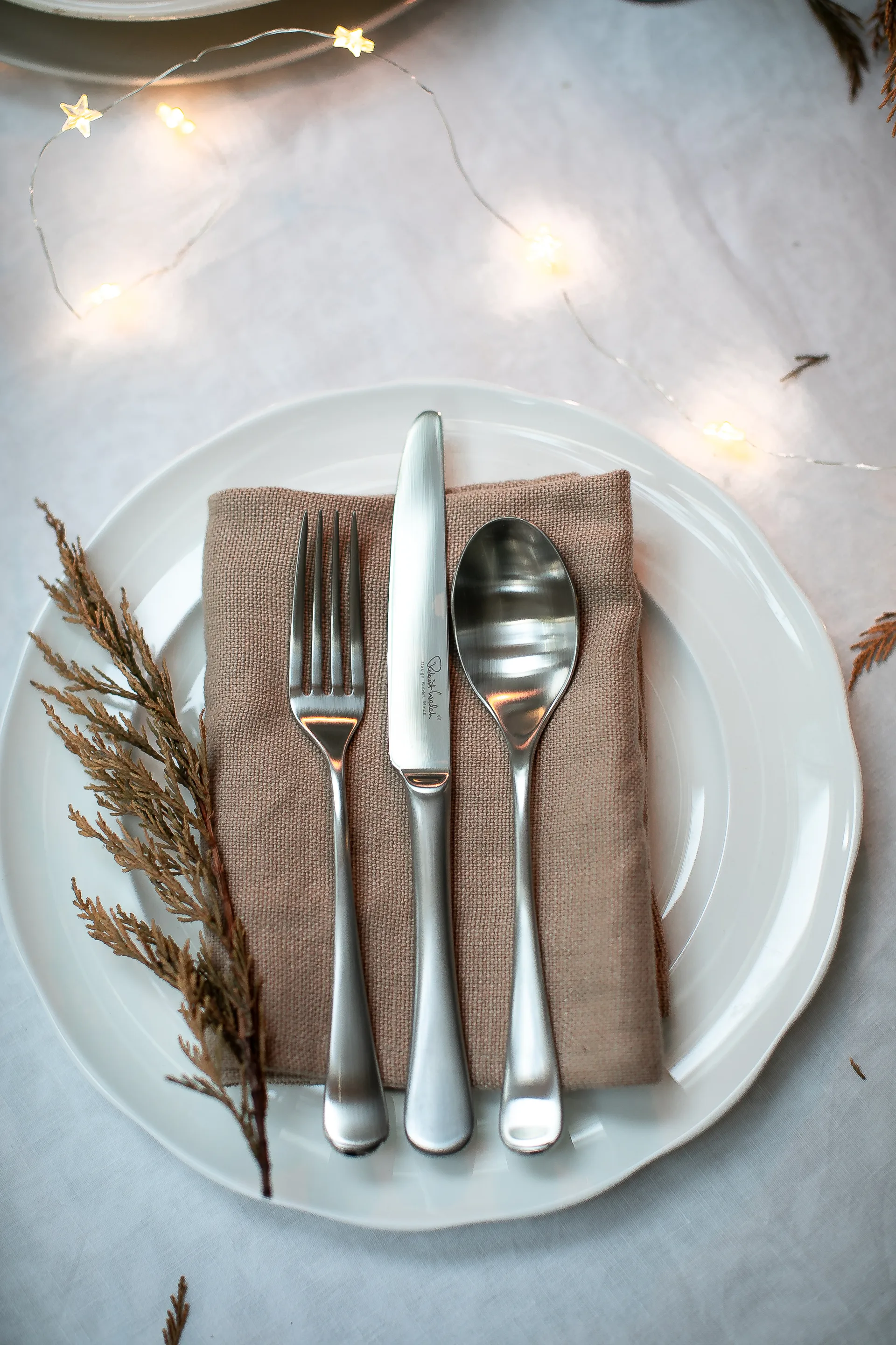 Radford Table fork matte, Stainless steel Robert Welch