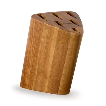 Signature Prism Oak knife block set 7 pieces - oak - Robert Welch