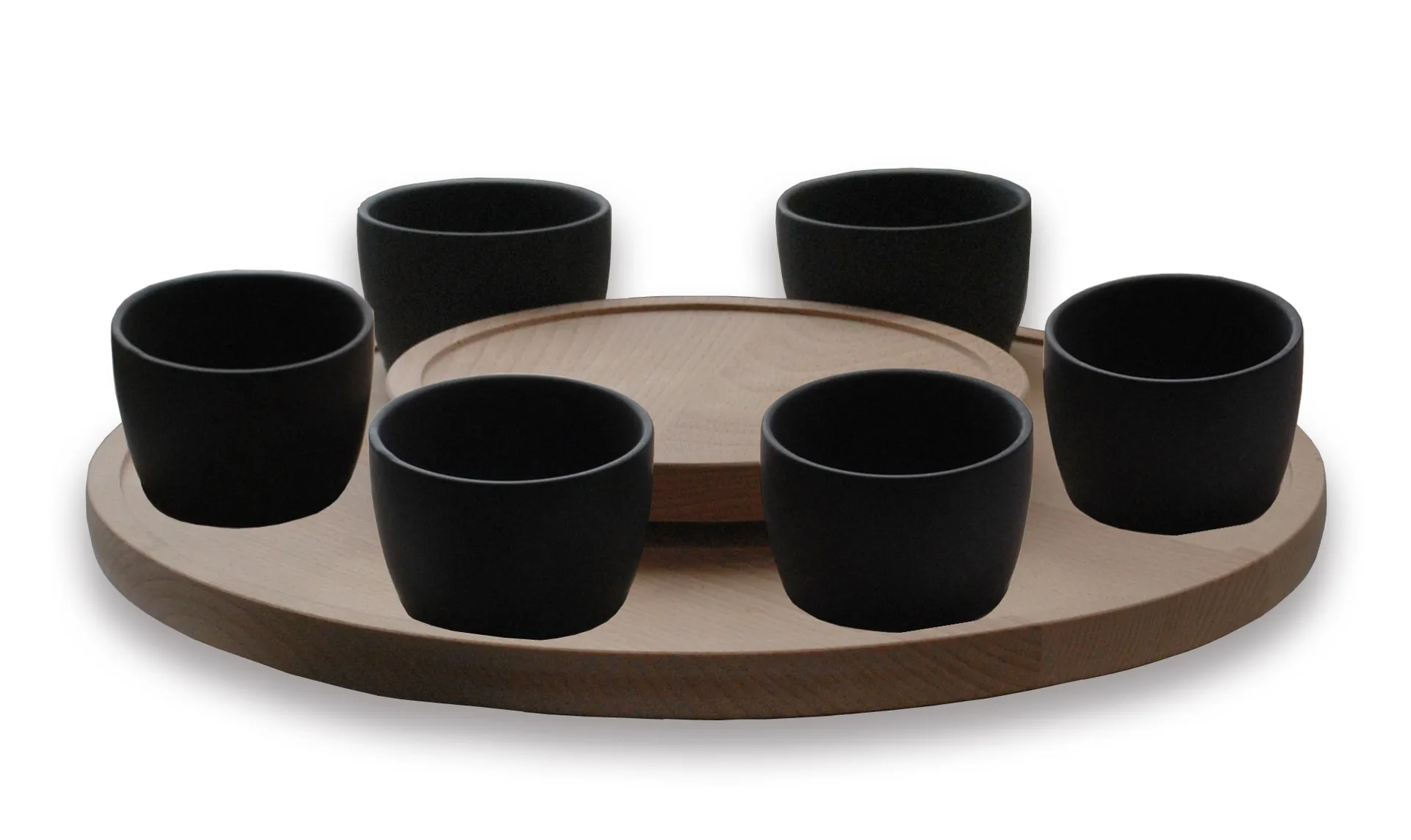 Ronneby Bruk fondue carousel 6-pack, Black Ronneby Bruk