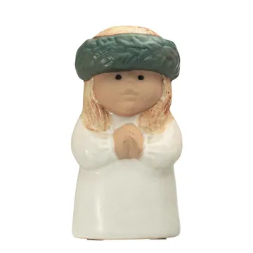 Adventsbarn Lucia figurine - white-green - Rörstrand