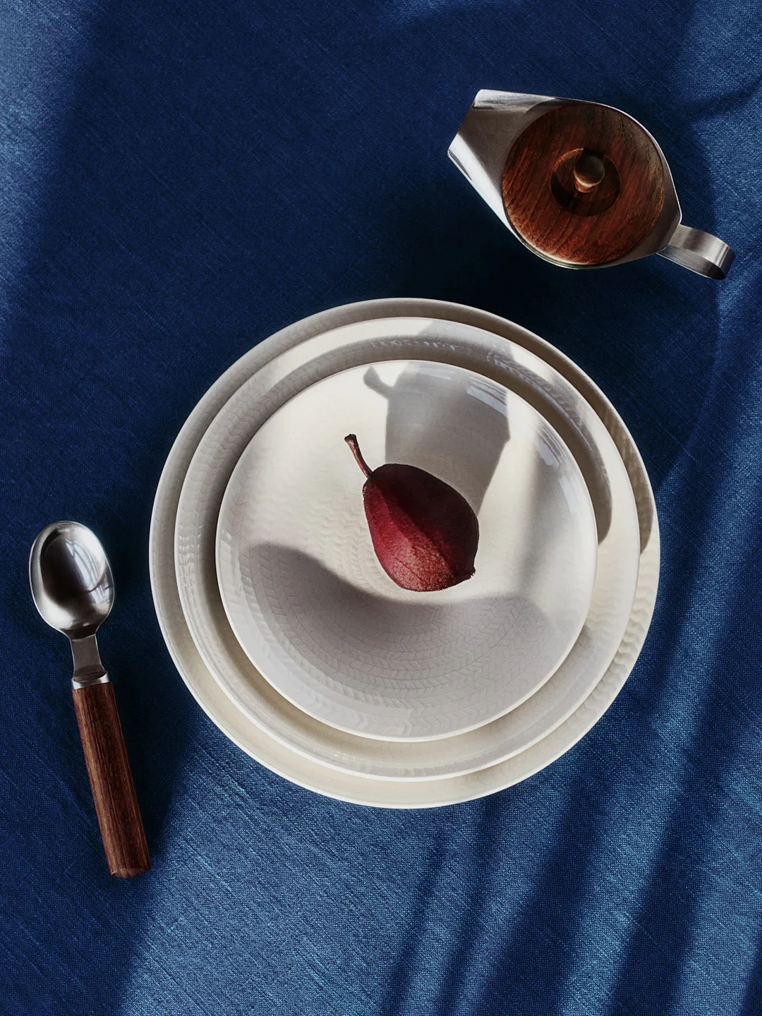 Blue Fire plate, White, 23 cm Rörstrand