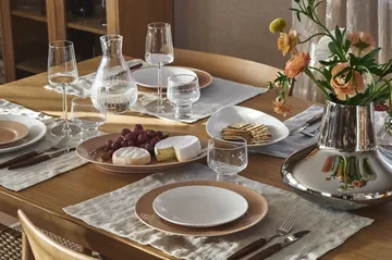 Blue Fire serving platter - White, 20x29 cm - Rörstrand