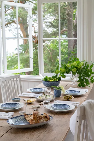 Ostindia Floris small plate Ø16 cm - Blue - Rörstrand