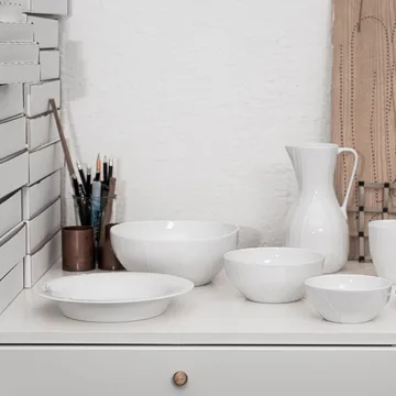Pli Blanc deep plate 23 cm - White - Rörstrand
