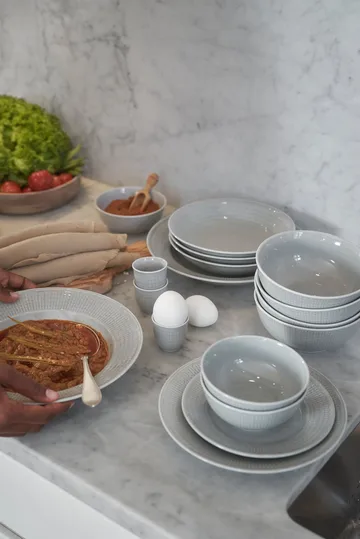 Swedish Grace bowl small 6-pack Mist (grey) - Rörstrand