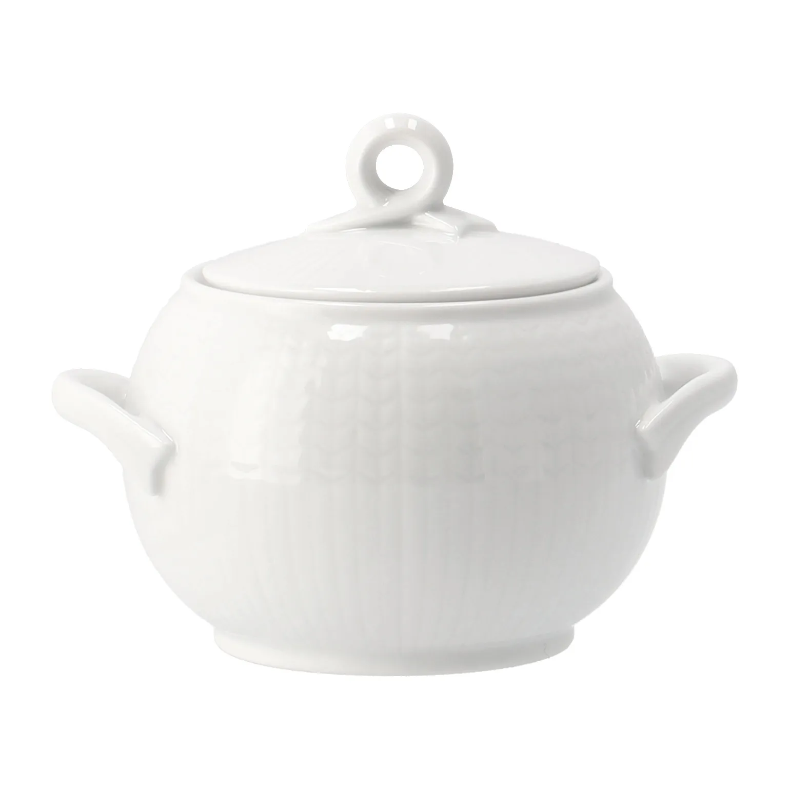 Swedish Grace bowl with lid 40 cl, snow (white) Rörstrand