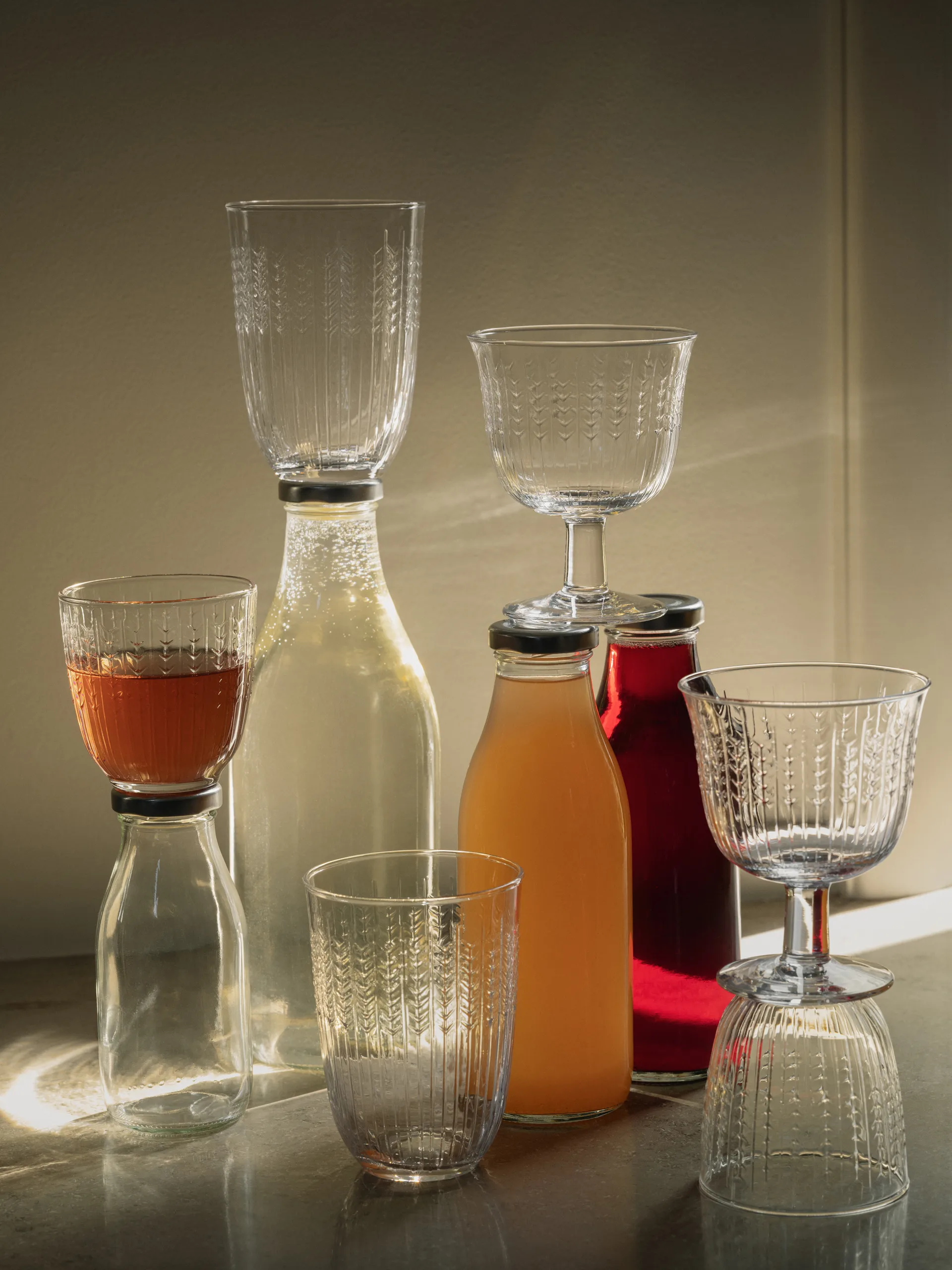 Swedish Grace drinking glass on stem 25 cl 2-pack, Clear Rörstrand