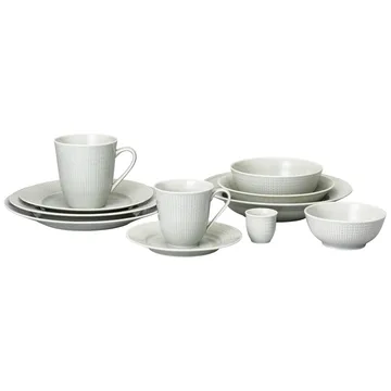 Swedish Grace mug small 6-pack Mist (grey) - Rörstrand