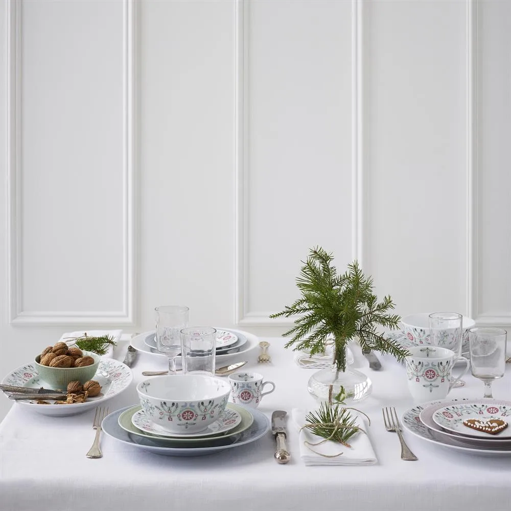 Swedish Grace Winter plate oval, white Rörstrand