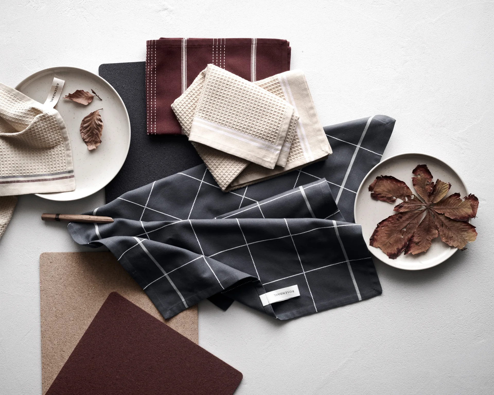 Corki placemat 43x30 cm, Dark grey Rosendahl