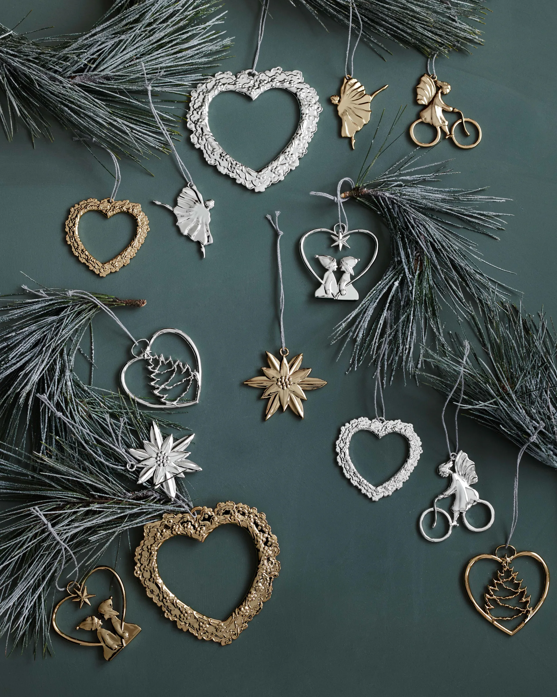Karen Blixen Christmas decoration Dancer, Silver Rosendahl