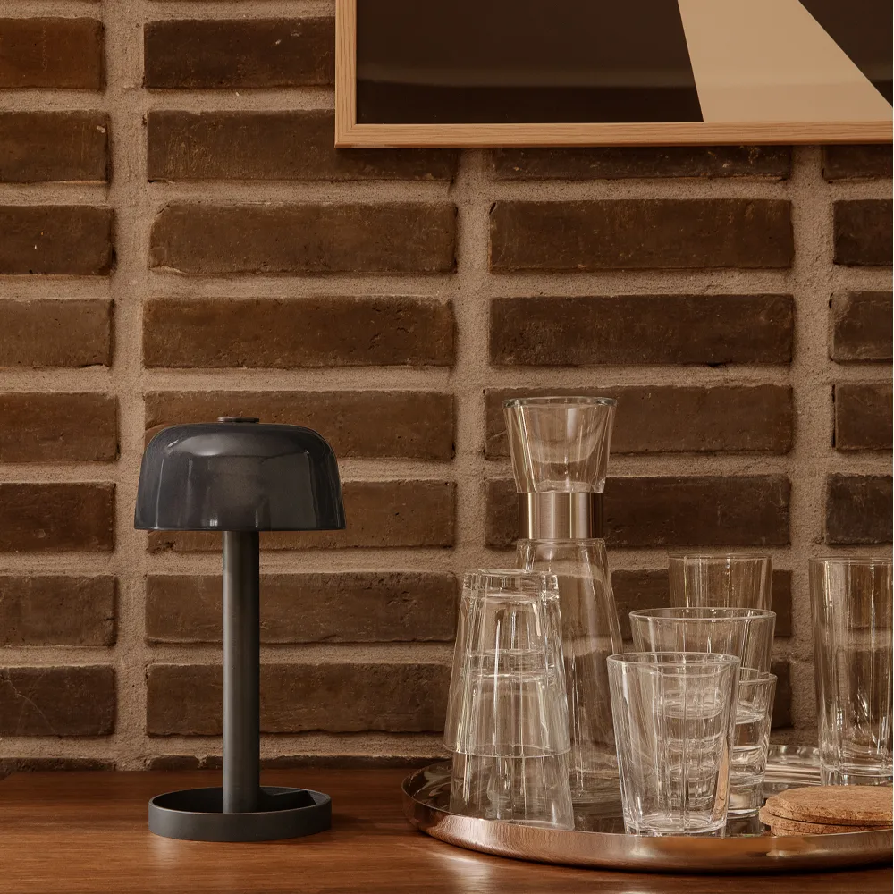 Soft Spot table lamp 24.5 cm, smoke Rosendahl
