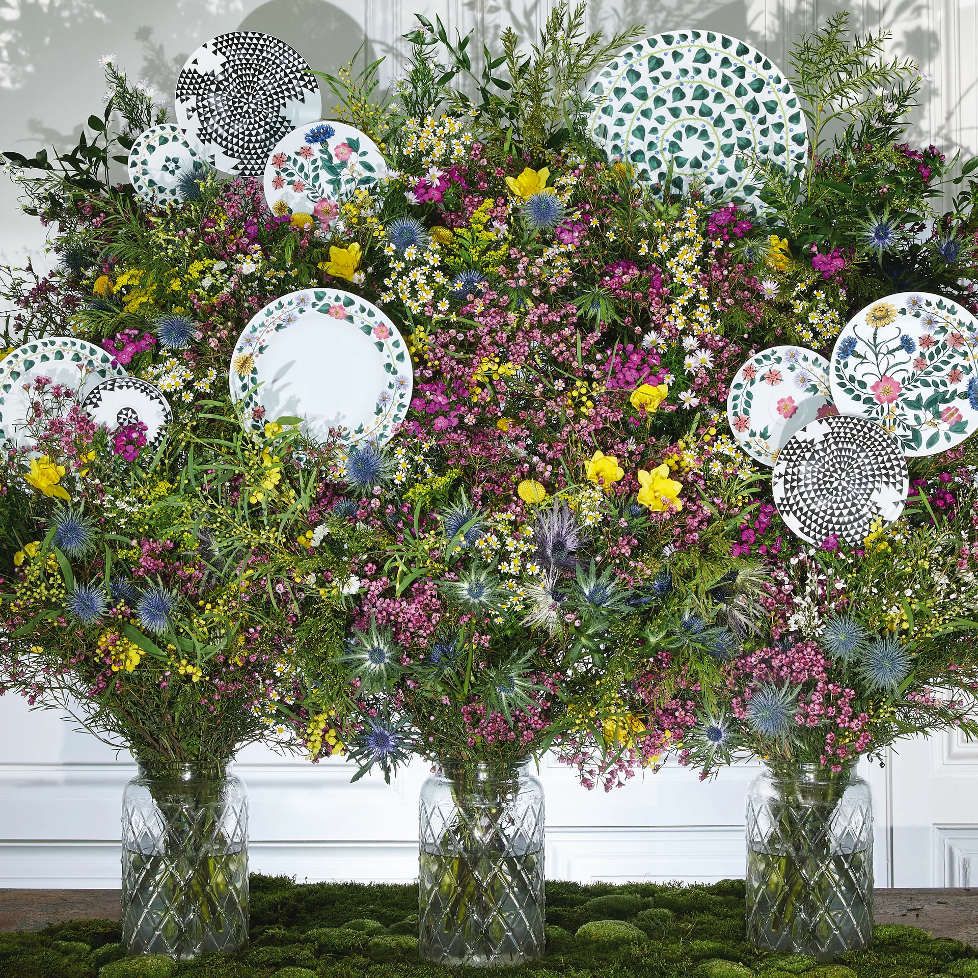 Magic Garden Foliage plate 21 cm, white-green Rosenthal