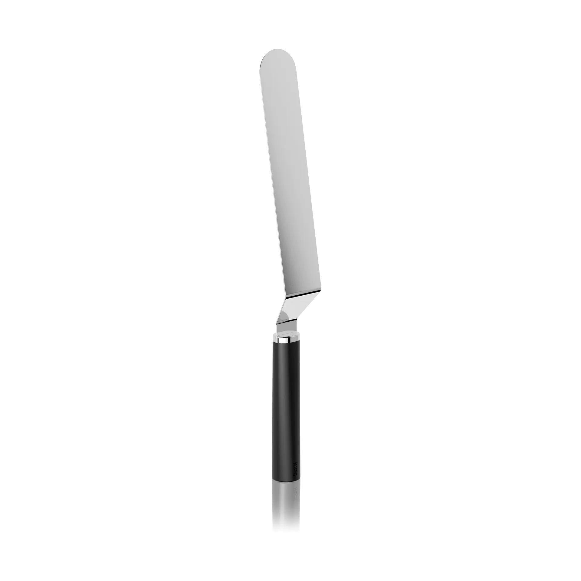 Emma palette knife narrow steel 33 cm, Black Rosti