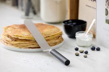 Emma palette knife narrow steel 33 cm - Black - Rosti