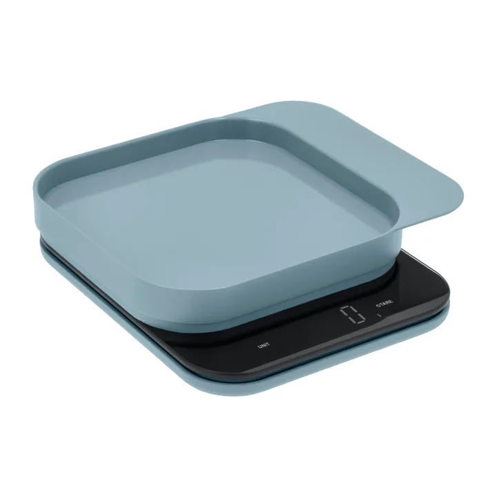 Mensura kitchen scale - Dusty blue - Rosti