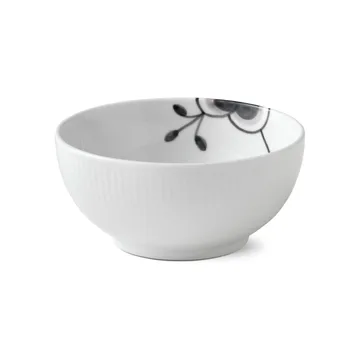 Black Fluted Mega bowl - Ø 13 cm - Royal Copenhagen