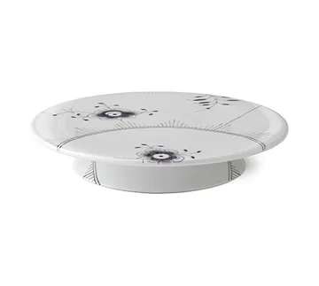 Black Fluted mega cake stand - Ø 32 cm - Royal Copenhagen