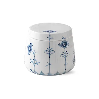 Blue Elements bowl with lid, 40 cl Royal Copenhagen