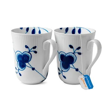 Blue Fluted Mega mug 2-pack - 36 cl - Royal Copenhagen