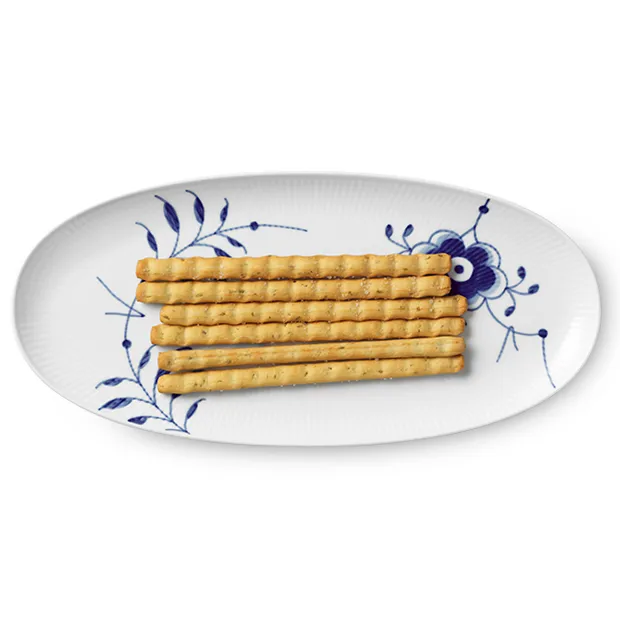 Blue Fluted Mega serving plate, 37 cm Royal Copenhagen