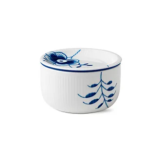 Blue Fluted Mega storage jar - 33 cl - Royal Copenhagen