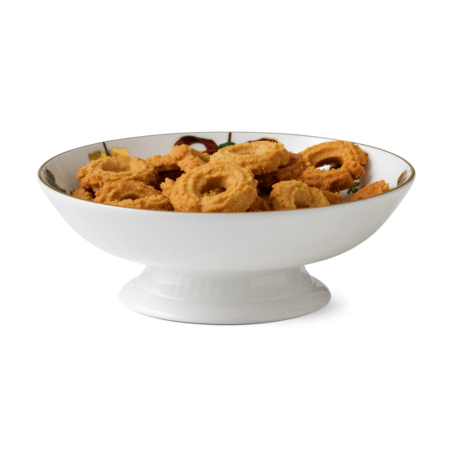 Star Fluted Christmas bowl on stand, 6 cm Royal Copenhagen